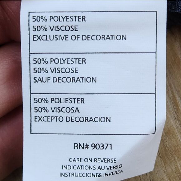 🩵NWT Blue Leavenworth Washington Drop Shoulder Top Large - Picture 9 of 10